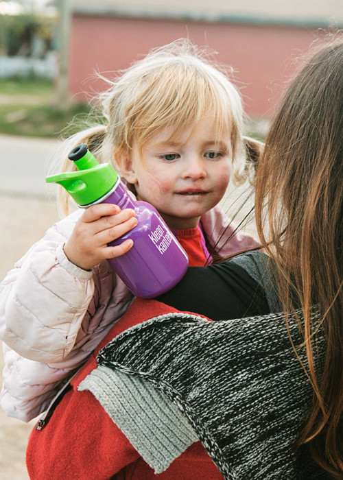Фляга Kid Kanteen Classic Sippy Cap Brushed Stainless 355 мл  