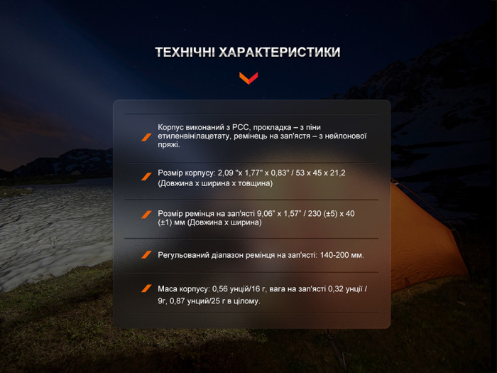 Держатель для фонаря на запястье Fenix ALW-01  