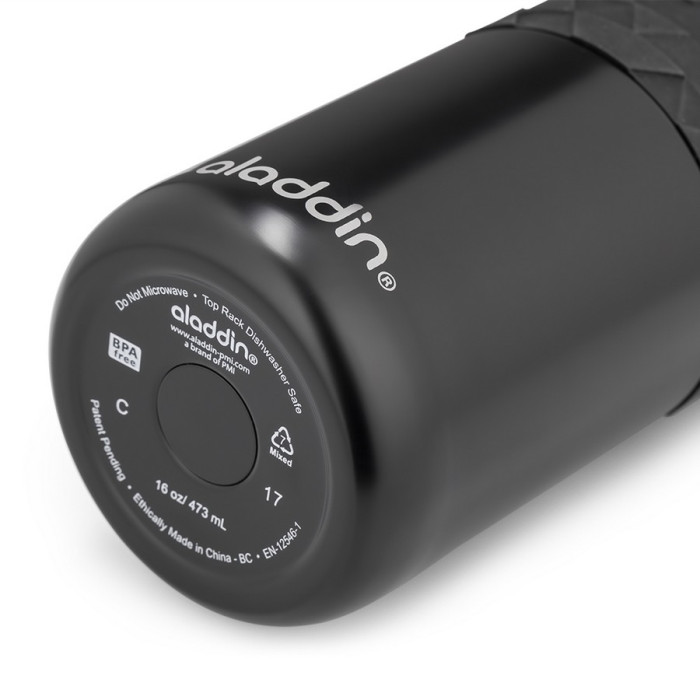 Термокружка Aladdin Easy-Grip 0.47 л матовая черная  