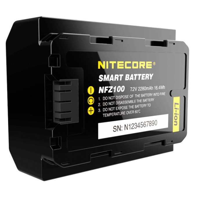 Аккумулятор Nitecore NFZ100 2280mAh с Wi-Fi для камер Sony A7(R) III, A9 (ILCE-9)  