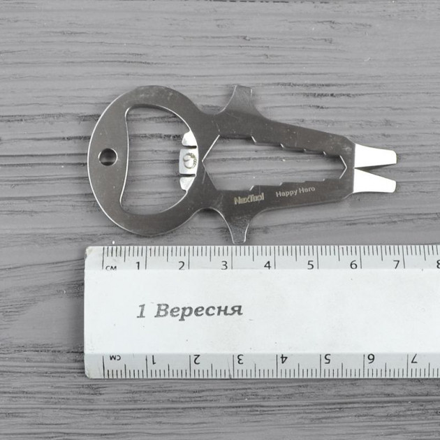 Мультитул NexTool KT5007B Happy Hero (74мм 4 функции) с карабином  