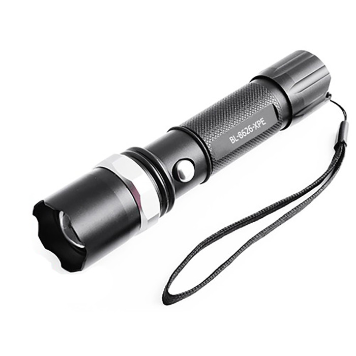 Фонарь Police 8626-XPE, 1х18650, zoom, ЗУ 220V/12V, Box 