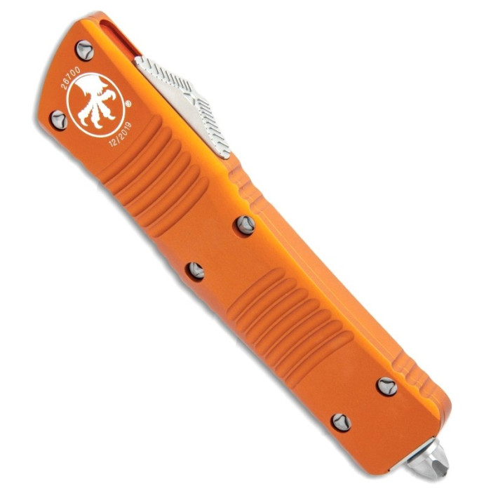 Нож Microtech Combat Troodon Double Edge Satin DS полусеррейтор (142-5OR)  