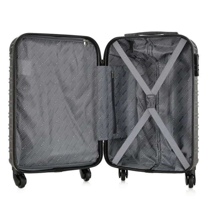 Чемодан Semi Line 20" (S) Black (T5953-1)  