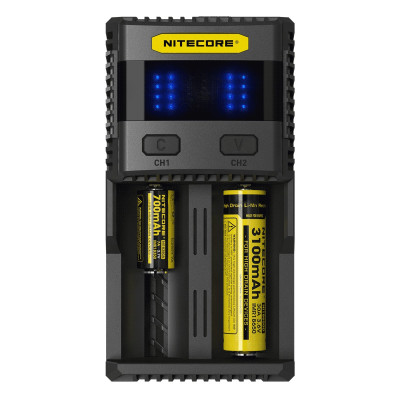 Зарядное устройство Nitecore SC2 с LED дисплеем (0.5A, 1A, 2A, 3A)