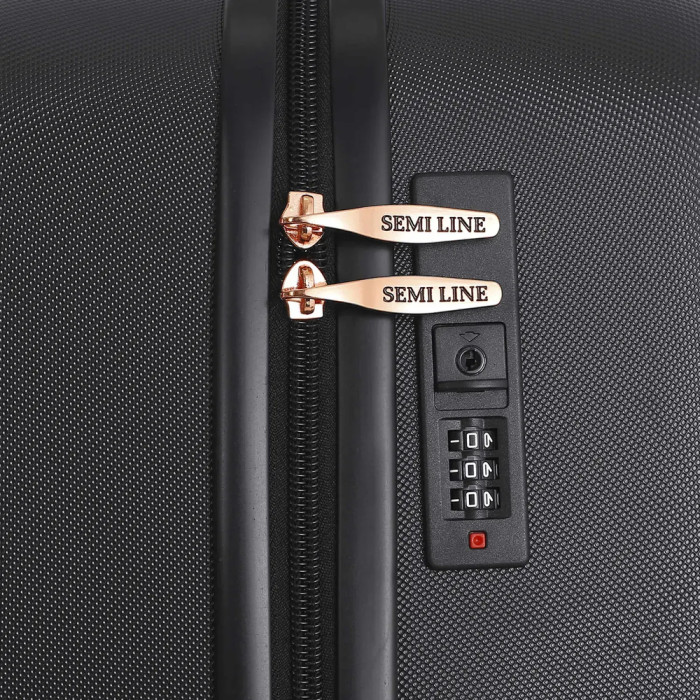 Чемодан Semi Line 28" (L) Black (T5718-3)  