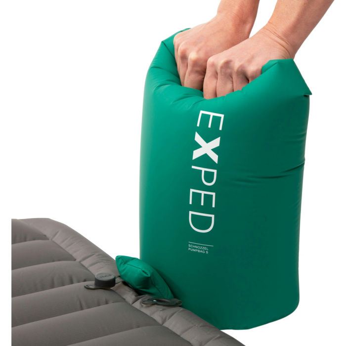 Гермомешок/насос Exped SCHNOZZEL PUMPBAG S pine - зеленый  