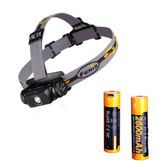 Комплект фонарь Fenix HL55XML2U2 + аккумулятор ARB-L18-2600U  
