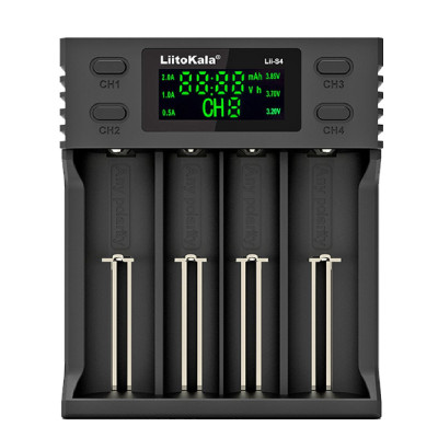 Зарядное устройство Liitokala Lii-S4, 4 канала, Ni-Mh/Li-ion/LiFePo4, USB