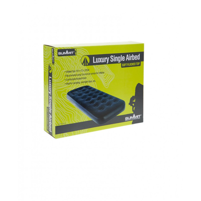 Матрас надувной Summit Single Flocked Airbed  