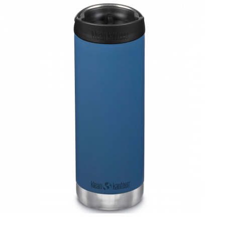 Термокружка Klean Kanteen TKWide Cafe Cap 473 мл - синяя  