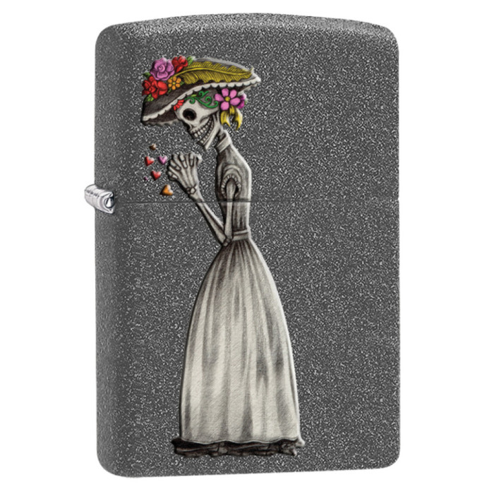 Зажигалка Zippo 211 Day Of Dead Skulls Set 28987  