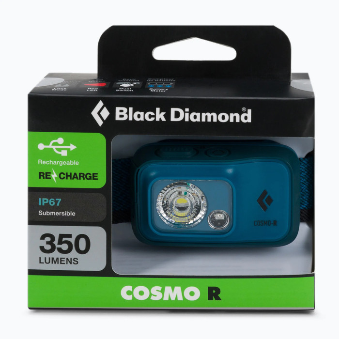 Фонарь налобный Black Diamond Cosmo 350-R Azul  