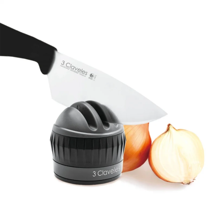 Точилка для ножей с безопасной фиксацией на присоске, 9427 3claveles, Испания  