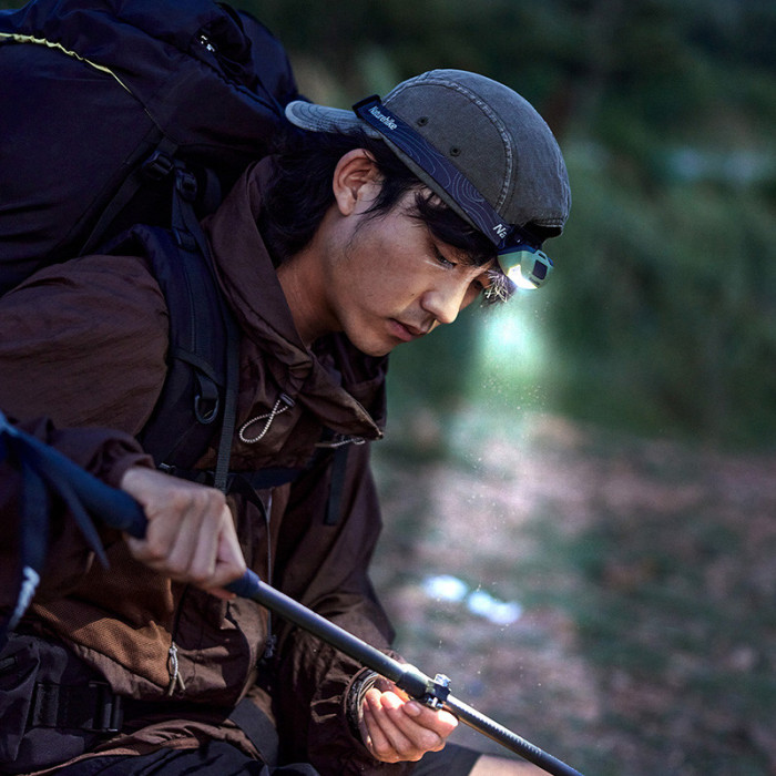 Фонарь налобный Naturehike CNK2300DQ020, хаки  