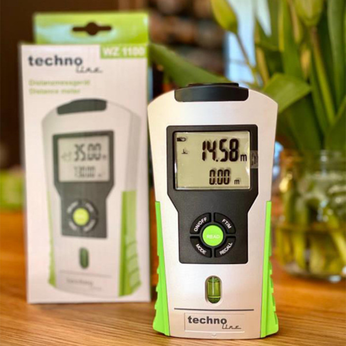 Ультразвуковой дальномер Technoline WZ1100 Silver/Green (WZ1100)  