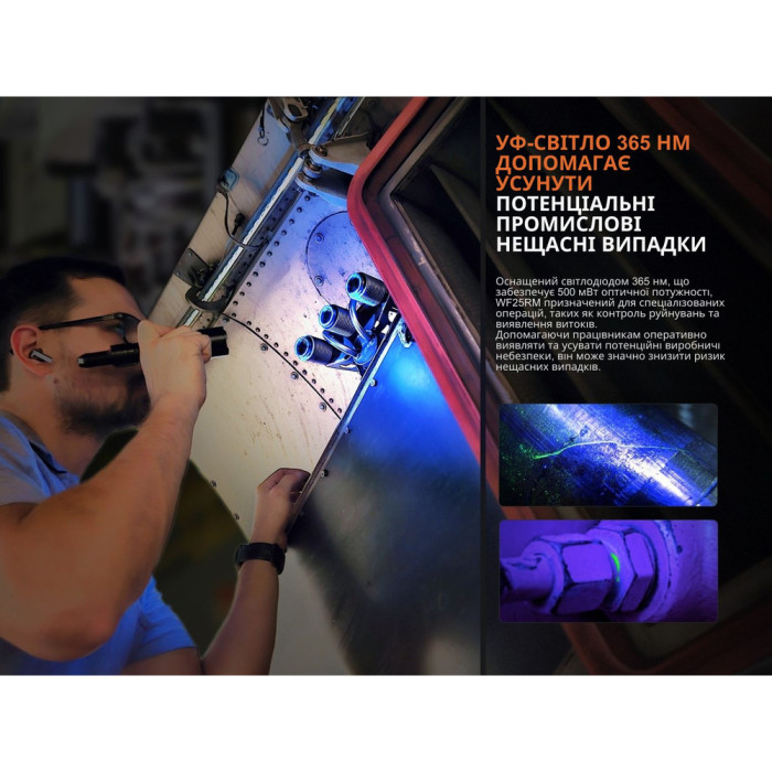 Фонарь профессиональный Fenix ​​WF25RM с магнитной зарядкой  