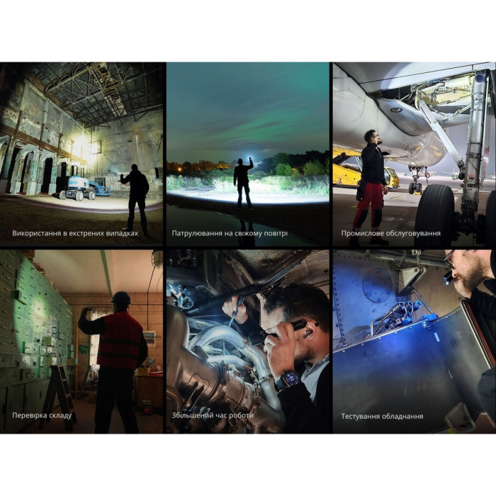 Фонарь профессиональный Fenix ​​WF25RM с магнитной зарядкой  