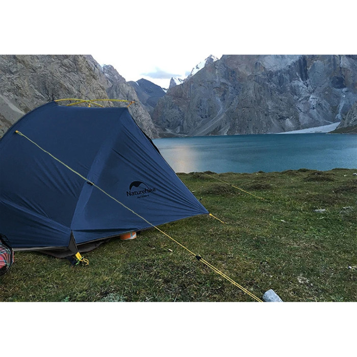 Палатка двухместная Naturehike Tagar NH17T180-J, темная голубая  