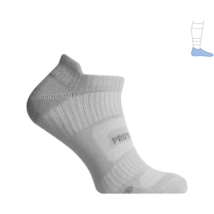Трекинговые носки Protector LowLight летние светло-серые M 40-43  