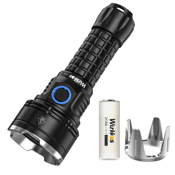 Фонарь Wurkkos TS30 USB C Rechargeable, черный  