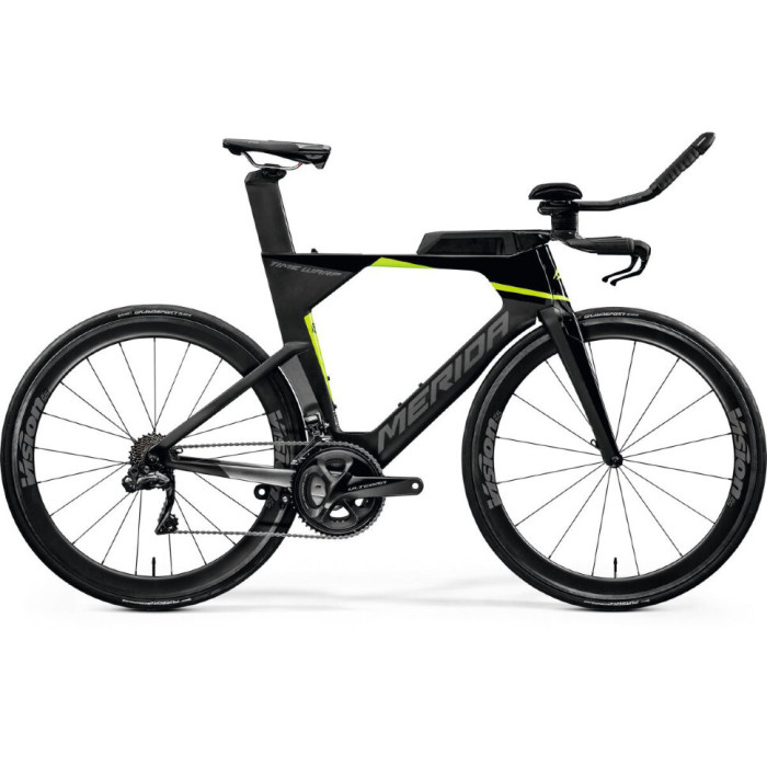 Велосипед Merida 2020 time warp tri limited l black/ud/silver(green)  