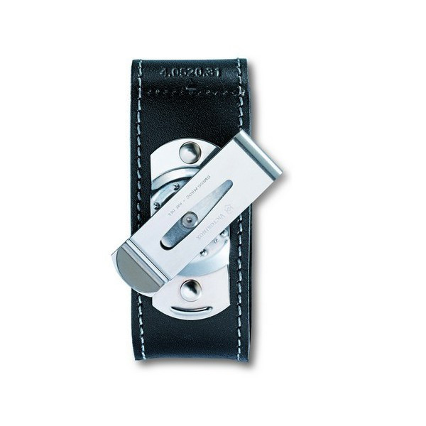 Чехол для ножей кожаный Victorinox на липучке с клипом 2-4 слоя 84-91мм (4.0520.31)  