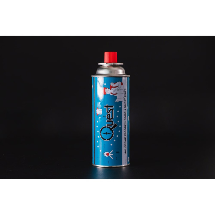 Набор из 4 шт газовых баллонов бутановых Quest, 220гр  