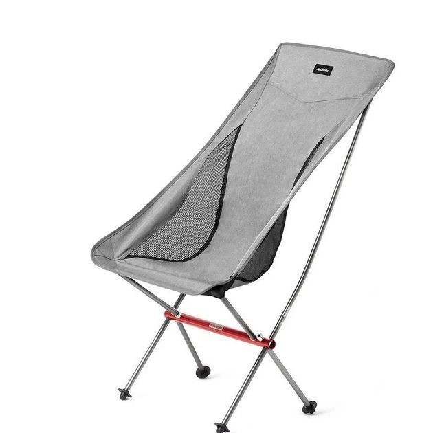 Кресло складное Naturehike YL06 NH18Y060-Z, алюминий, серый  