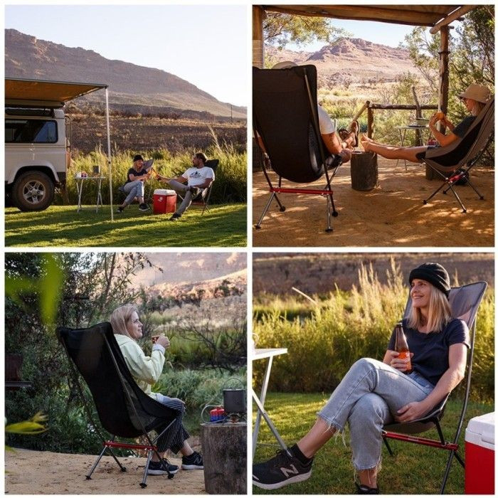 Кресло складное Naturehike YL06 NH18Y060-Z, алюминий, серый  