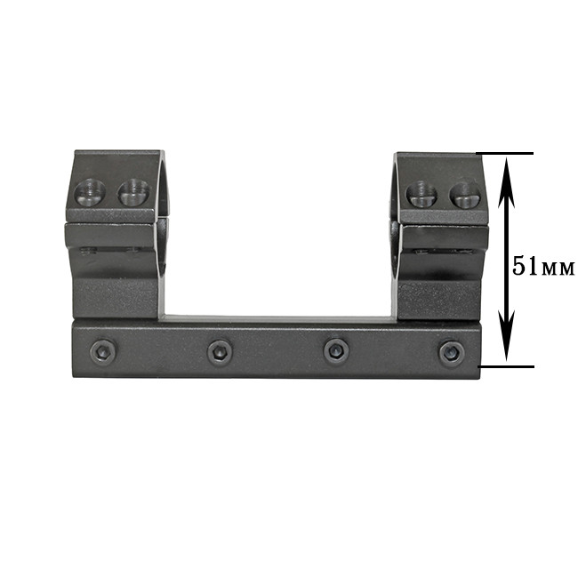 Крепление на оружие для фонаря 2x30mm Ring Telescopic Sights (планка Вивера 9 мм)