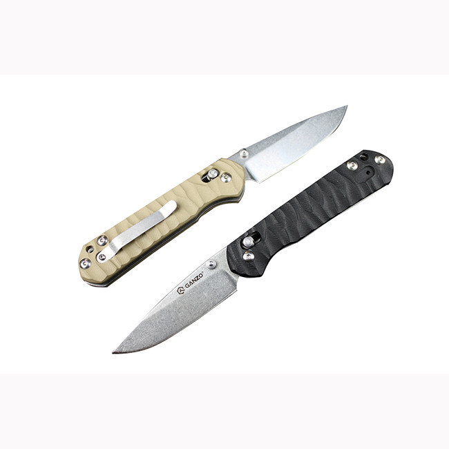 Нож Ganzo G717, желтый  