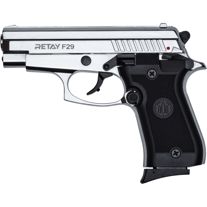 Пистолет стартовый Retay F29 9мм nickel (F630401N)  