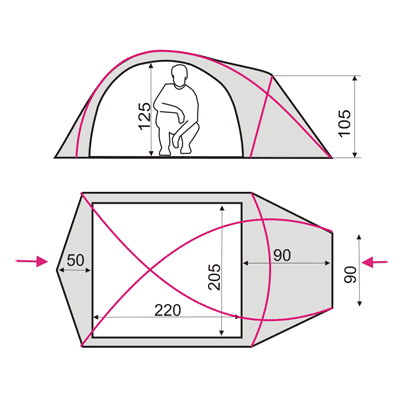 Палатка Terra Incognita Ksena 3  