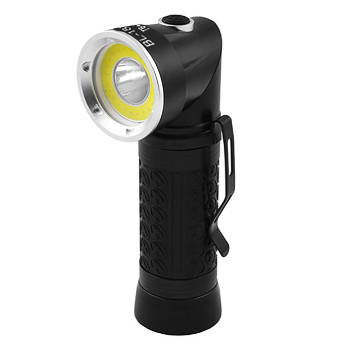 Фонарь Police 1822-T6+COB (white+red), 1x18650/3xAAA, поворот на 90º, магнит, ЗУ 220V/12V, Box 