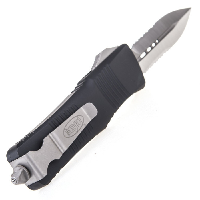 Нож Microtech Combat Troodon Double Edge Satin DS серрейтор (142-5)  