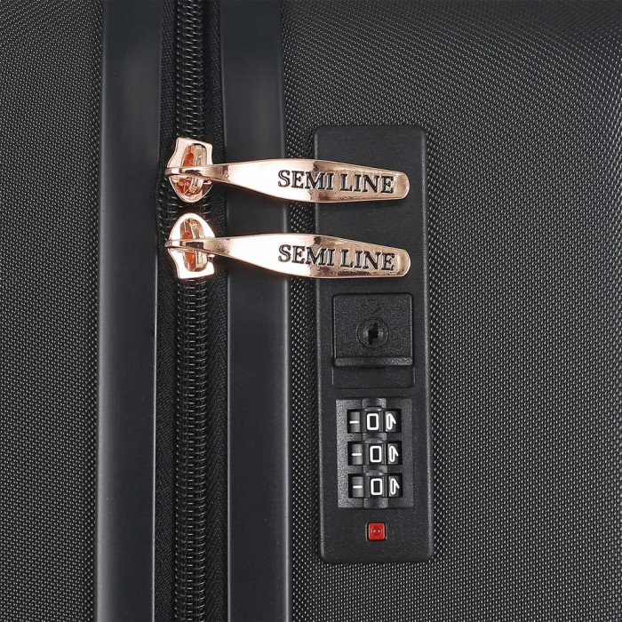 Чемодан Semi Line 28" (L) Black (T5787-3)  
