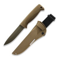 Нож Peltonen M07, покрытие cerakote FDE, coyote