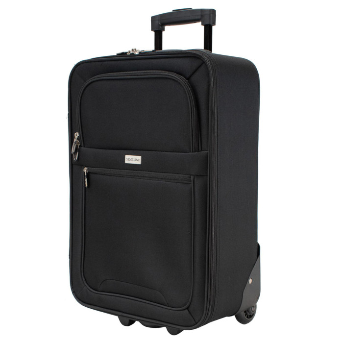 Чемодан Semi Line 20" (S) Black (T5659-1)  