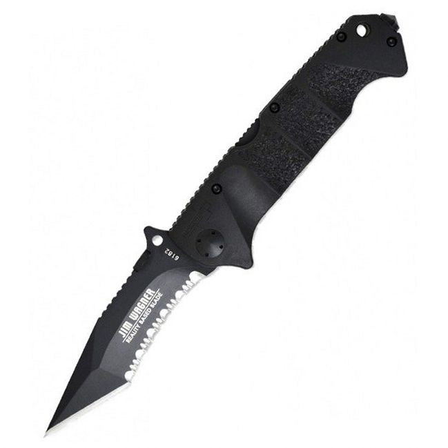 Нож Boker Plus Jim Wagner Reality-Based Blade Serrated 