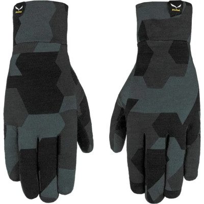 Перчатки Salewa CRISTALLO LINER GLOVES 28214 0923 - XXL - черный/серый