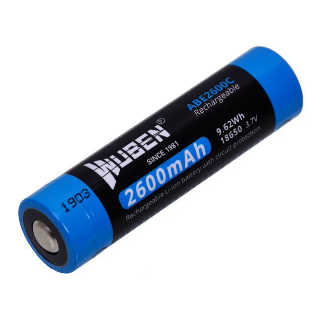 Аккумулятор Wuben 18650 3.7 V 2600 mAh Protection  