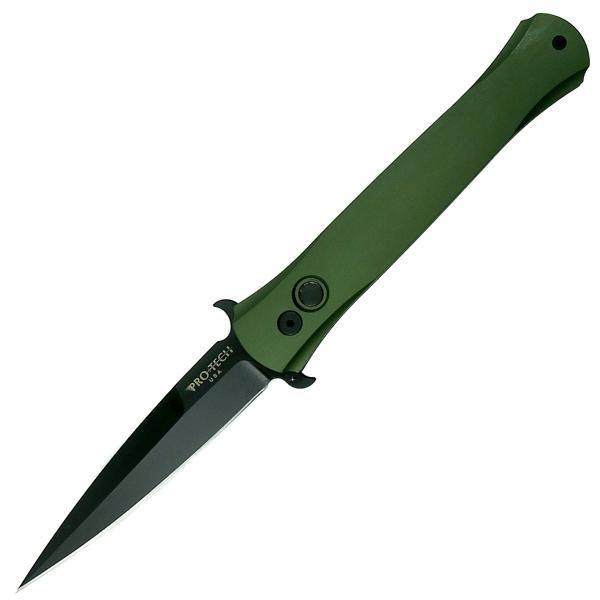 Нож Pro-Tech The Don Black Blade dark green 1721-Green  