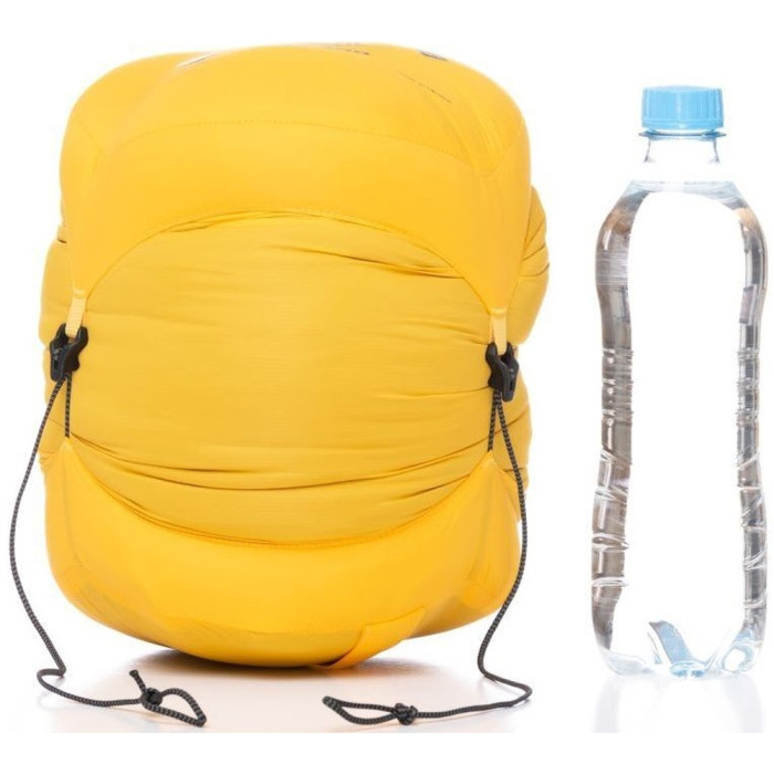 Спальник пуховой Turbat NOX 400 grey/cheddar orange - 185 см - серый/оранжевый  