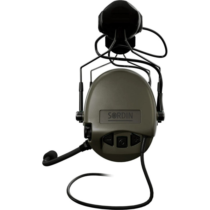 Активные наушники Sordin Supreme MIL CC из ARC Rail. Green  