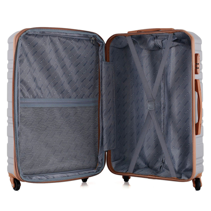 Чемодан Semi Line 24" (M) Light Grey (T715-2)