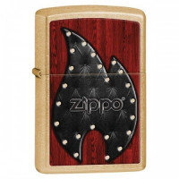 Зажигалка Zippo 207g Leather Flame 28832