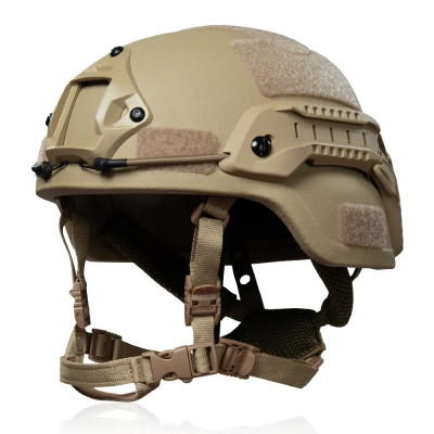 Шлем Ukrarmor Mich 2000. Уровень защиты NIJ IIIA Койот
