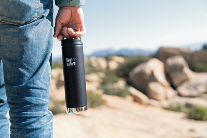 Термокружка Klean Kanteen TKWide Cafe Cap 592 мл - черная  