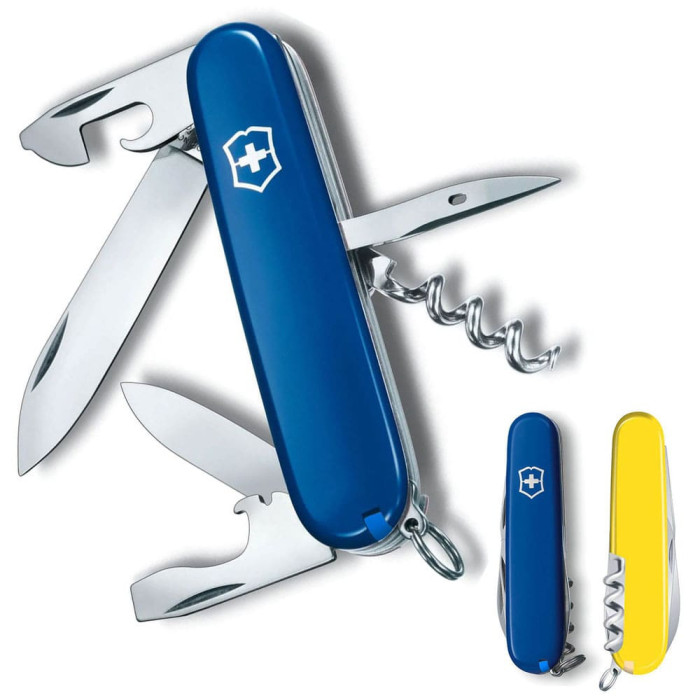 Нож Victorinox Spartan Ukraine 91мм/12функ/син-желт  